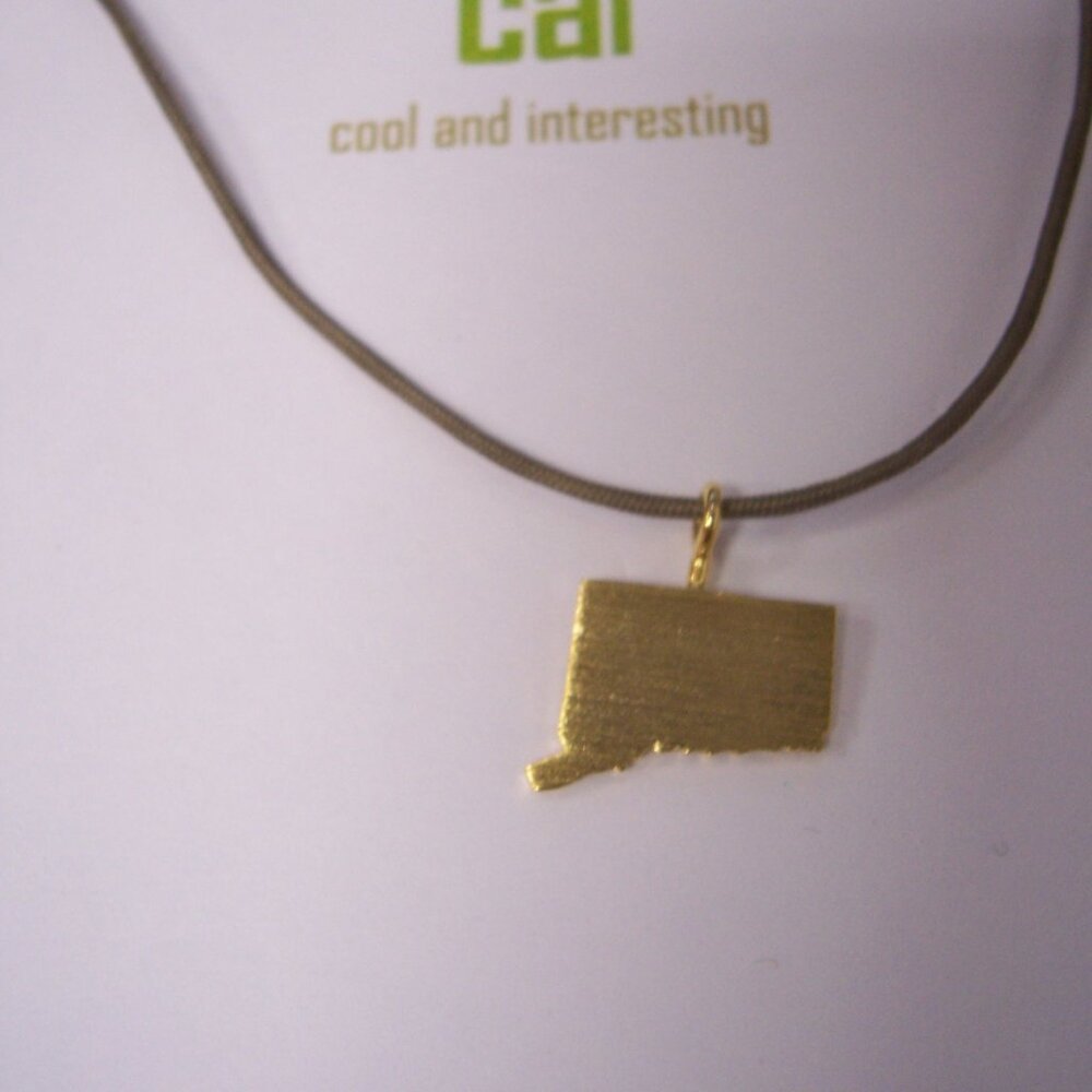 CAI  Cool and Interesting - Home State Cord Necklace - Connecticut